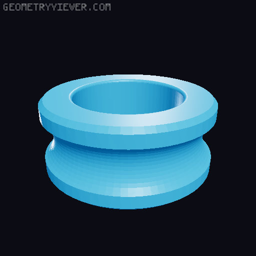 Fidget Pea Shooter 3D model thumbnail