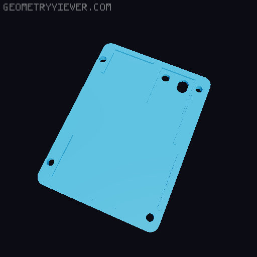 Case Promicro 1x18650 3D model thumbnail