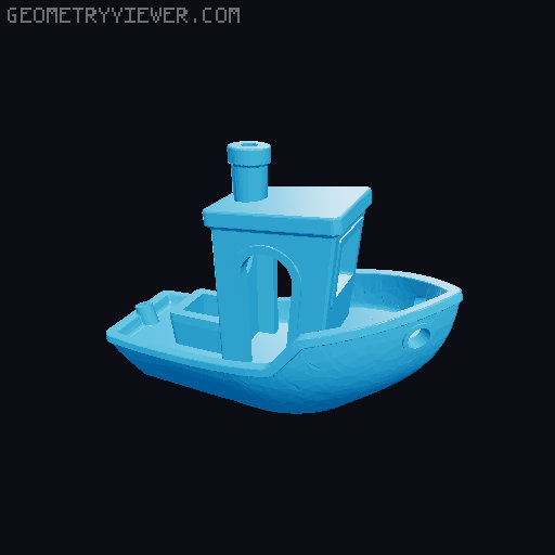 Benchy The Air Tag Case 3D model thumbnail