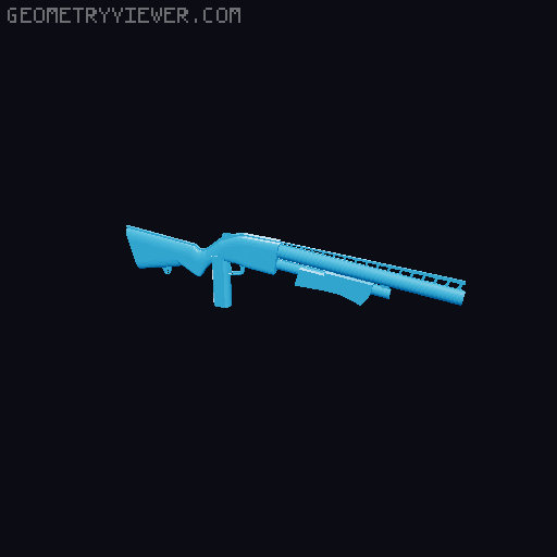 dummy 13 fortnite pump 3D model thumbnail