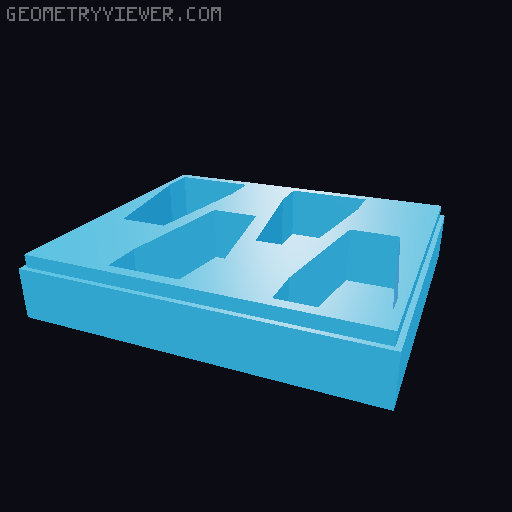 Heroes 3 board game storage 3D model thumbnail