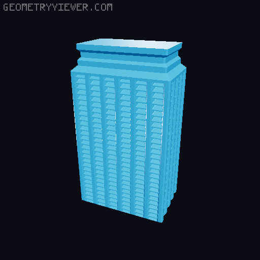 Prismatic Vase Mode Silica Gel Container. Super fast print 3D model thumbnail