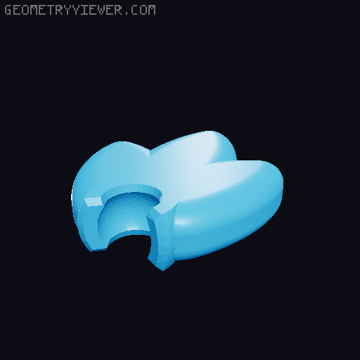 Dummy 13 Cat Tail 3D model thumbnail