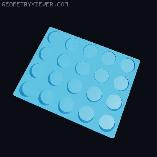 Gridfinity NUUN Tube Storage 3D model thumbnail