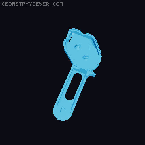 FireSpin - Spin top launcher 3D model thumbnail