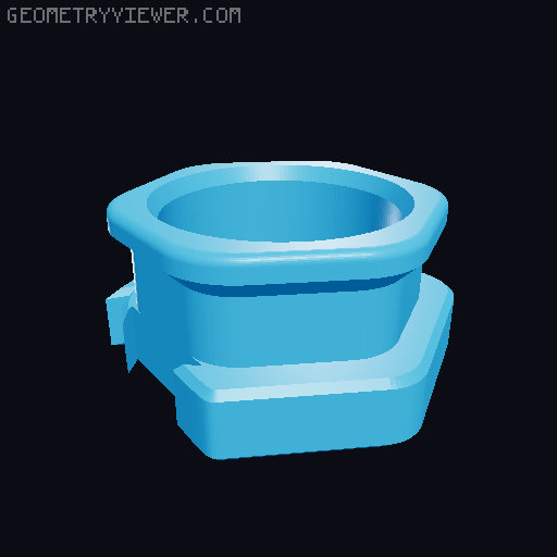 Expandable Small Bottle Tray 3D model thumbnail