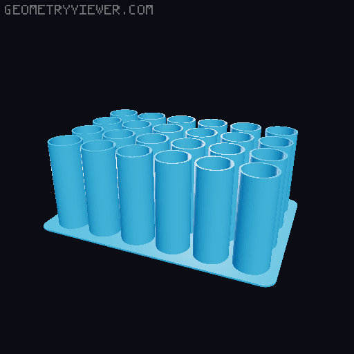 Rugged .308 ammo Box 24 rounds 3D model thumbnail