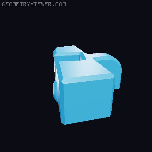 Big Flexi Rexi Split 3D model thumbnail
