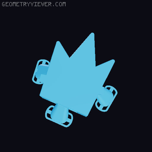 NO KINGS Whistle 3D model thumbnail