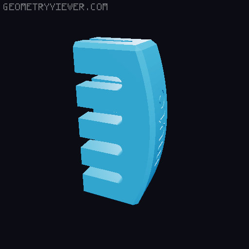 Banjo Mute 3D model thumbnail