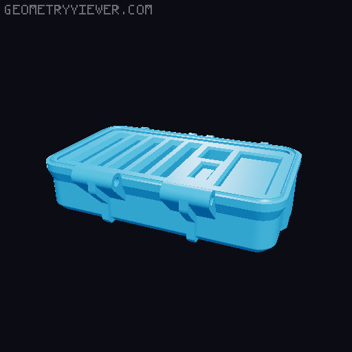Rugged TBS ND Filter Case 3D model thumbnail