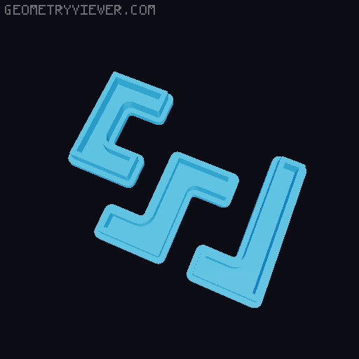 Kalender puzzle 3D model thumbnail