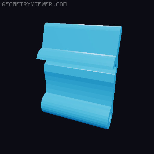 Battery Storage Box (Rugged) 3D model thumbnail