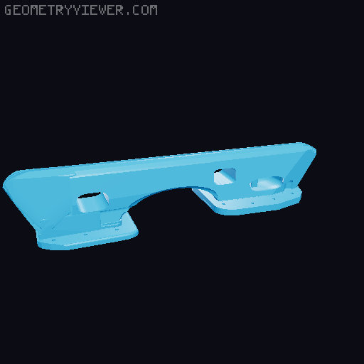 Hockey Skate Blade Holder 3D model thumbnail