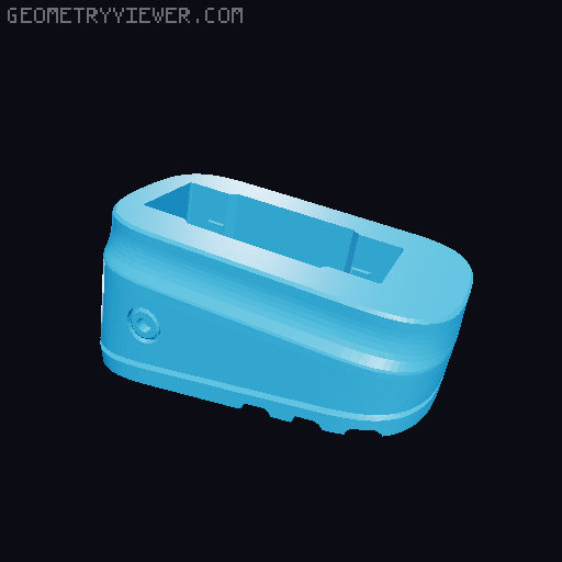 Ergonomic Grip + Mag Bumper - Angled Talon - FOXBAT 3D model thumbnail