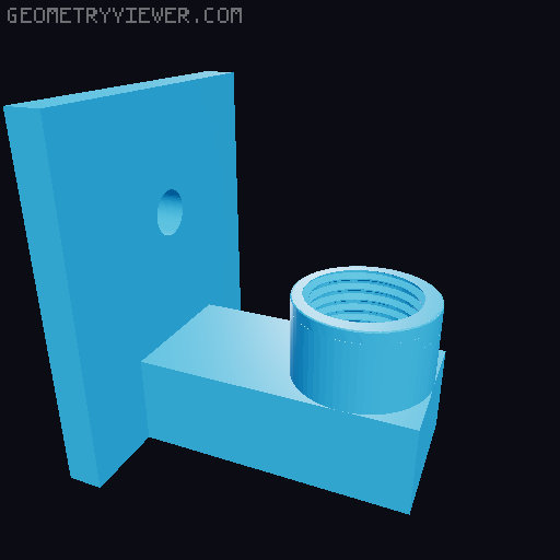Stacked Lack Enclosure (2 enclosures and 1 shelf) 3D model thumbnail