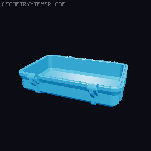 GoPro 5-6-7 Rugged Box 3D model thumbnail