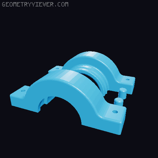 PETainer keg adapter 3D model thumbnail