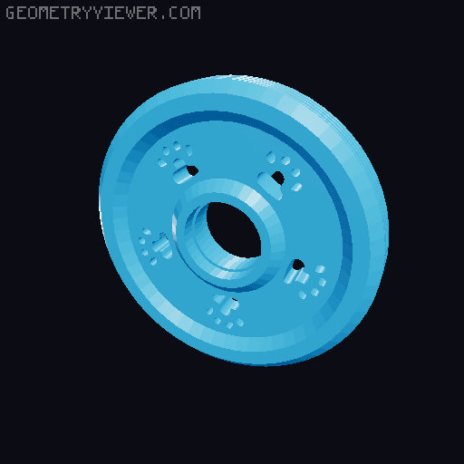 One Last Woof Dog Mobility Device 3D model thumbnail