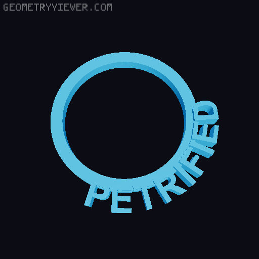 D&D 5e Condition Ring for 32mm Bases 3D model thumbnail