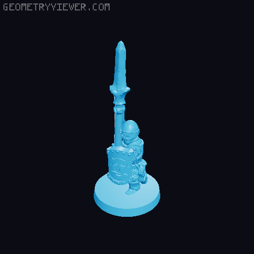 Ringlo Vale Warriors 10mm Scale 3D model thumbnail