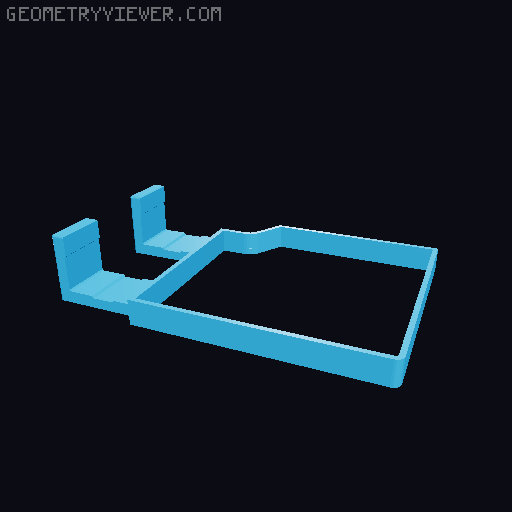 Prusa Mini removable bin 3D model thumbnail