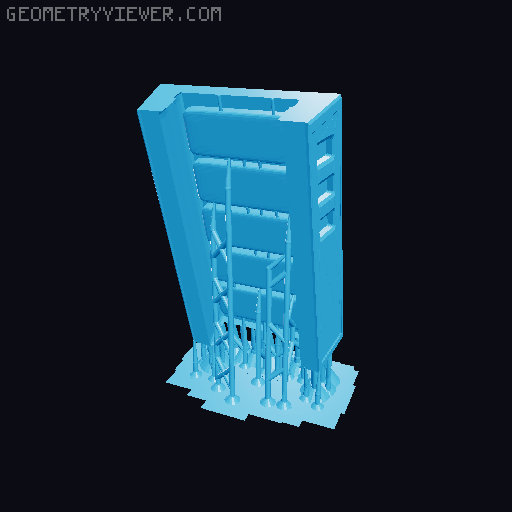 Stasis Pod 3D model thumbnail