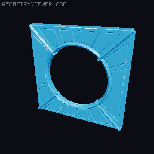 Cardassian Airlock- Star Trek DS9 3D model thumbnail