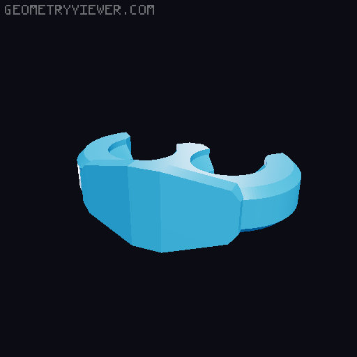 Dummy 13 blank body 3D model thumbnail