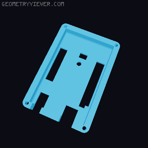 Arduino Uno Rev. 2 Case 3D model thumbnail