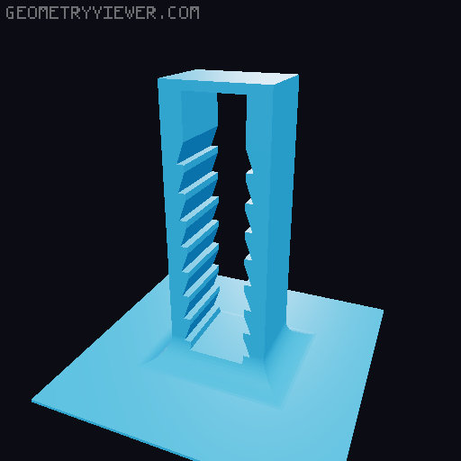 Shutter speed tester 3D model thumbnail