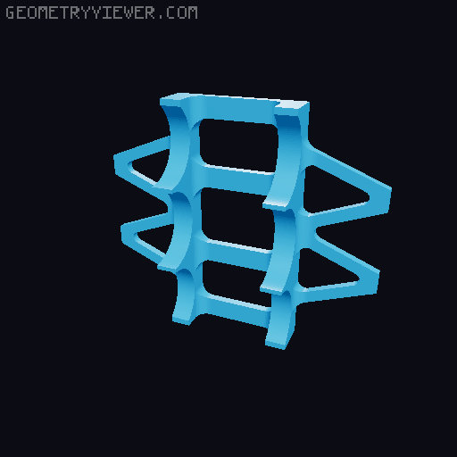 3x18650 Battery Case 3D model thumbnail