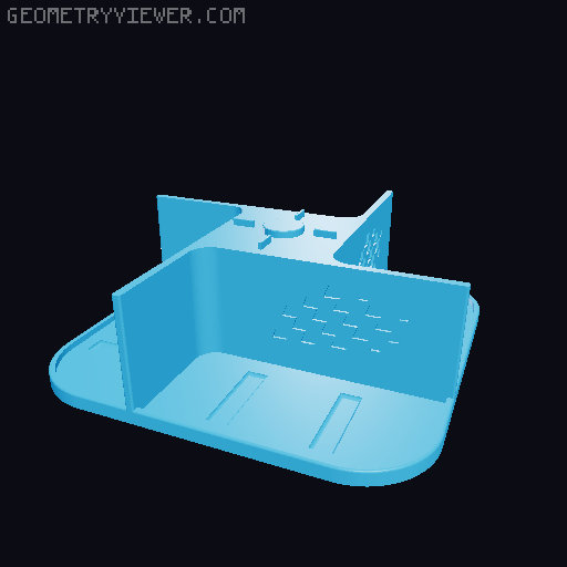 3DQubic67 HW Rotating Garage 3D model thumbnail