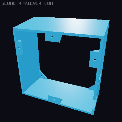 IKEA LACK Enclosure Remixes 3D model thumbnail