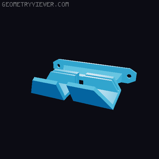 2.5 mm plexiglass parts remix of Prusa MK3S Ikea Lack enclosure 3D model thumbnail