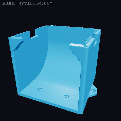 BentoBox MAX - 80mm Fan Remix 3D model thumbnail