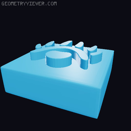 Mystic symbol stamp collection 3D model thumbnail