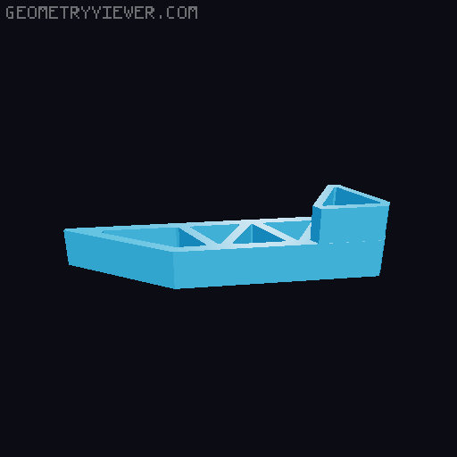 Laptop Stand X1 3D model thumbnail