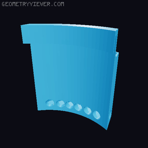 Trash bag roll dispenser - Costco kitchen bags 3D model thumbnail