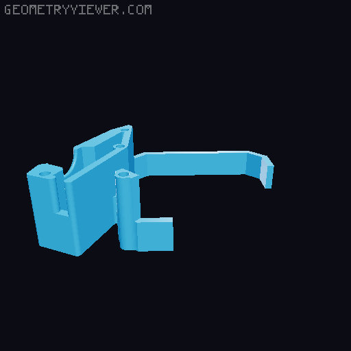Prusa Mini Raspberry Pi Camera V3 Mount 3D model thumbnail