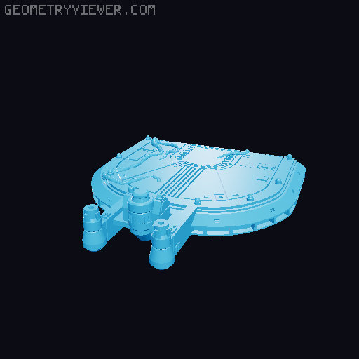 Insurgent Landing Pad 3D model thumbnail