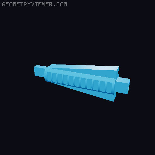 Dummy 13 forearm weapon connecter. 3D model thumbnail