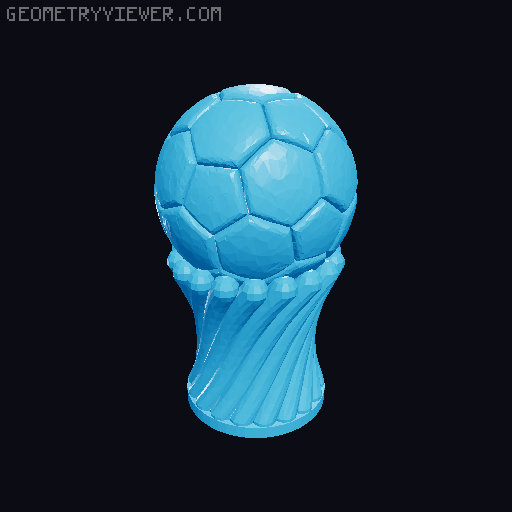 Sports Ball Mega Multi Pack Custom DJ Wormhole Knobs Set - Football Basketball Golf Tennis Baseball and More 3D model thumbnail