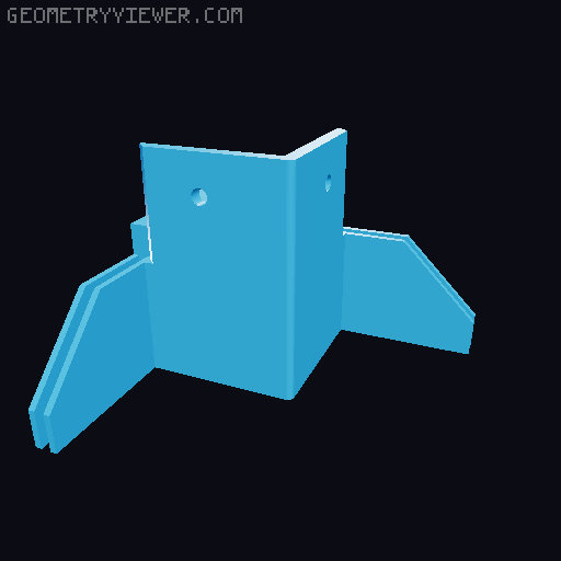Ikea Lack V2 - +10mm-100mm Height Variants 3D model thumbnail