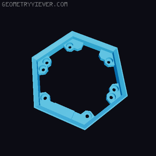 Hextraction Fancy Game Board Remix 3D model thumbnail
