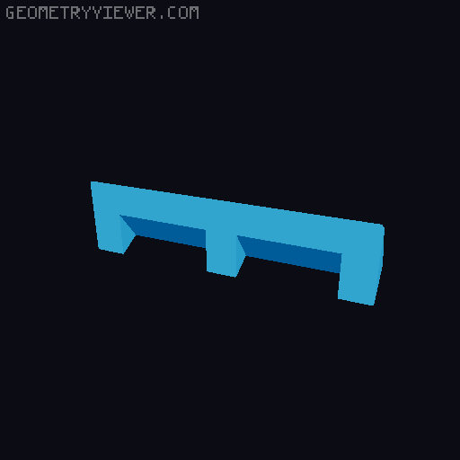 Drawer with Handle 3D model thumbnail
