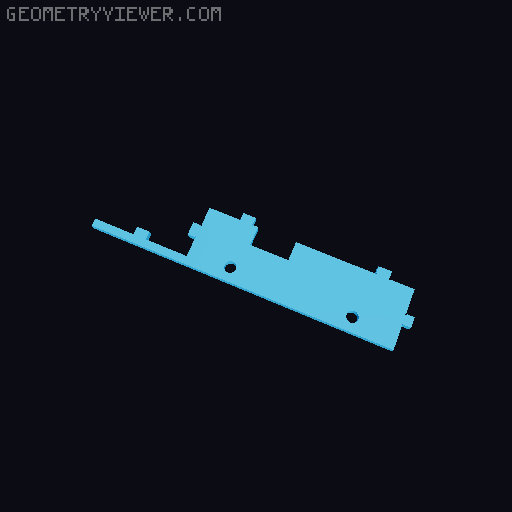 Solva Water Board Loco Lorry 3D model thumbnail