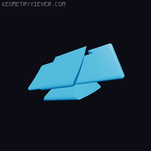 Behemoth——Twelve deep cuts form a deep cut Deltoidal Icositetrahedron. 3D model thumbnail