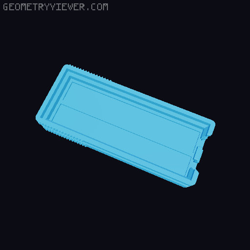 Prismatic Vase Mode Silica Gel Container. Super fast print 3D model thumbnail
