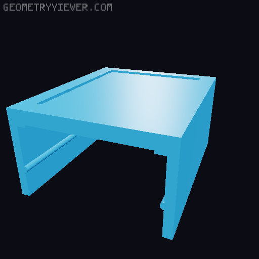 Ruca. A Pico 8 hardware console. 3D model thumbnail